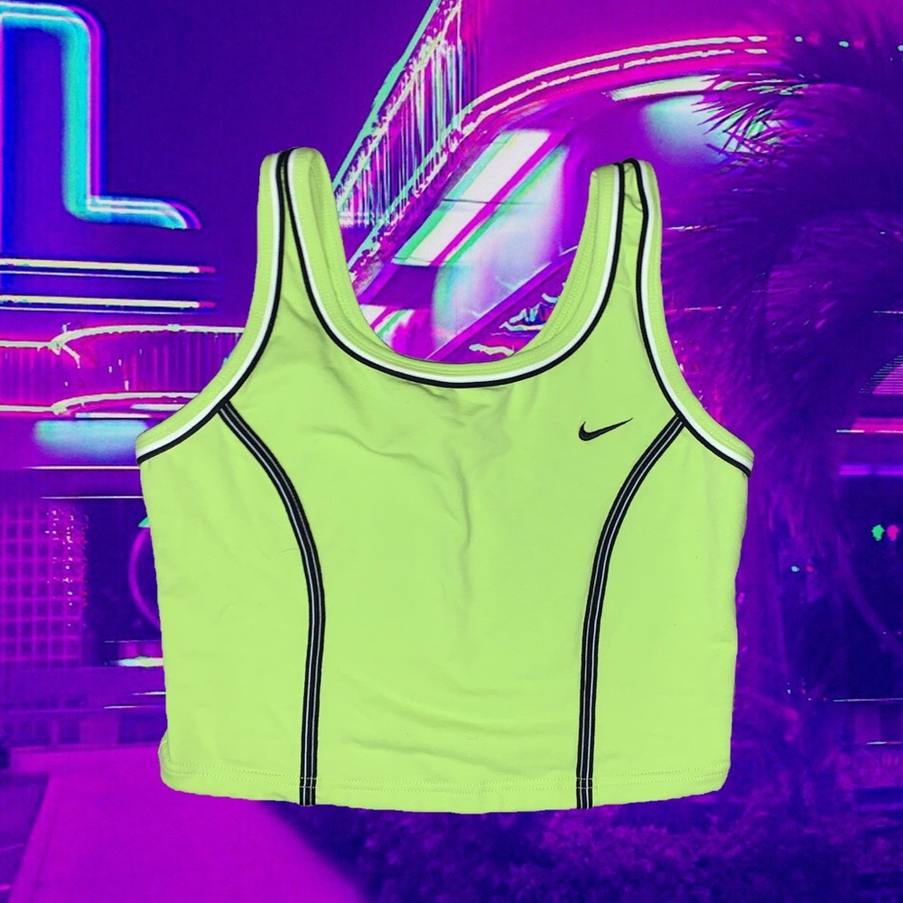 Super cute neon Nike crop!!